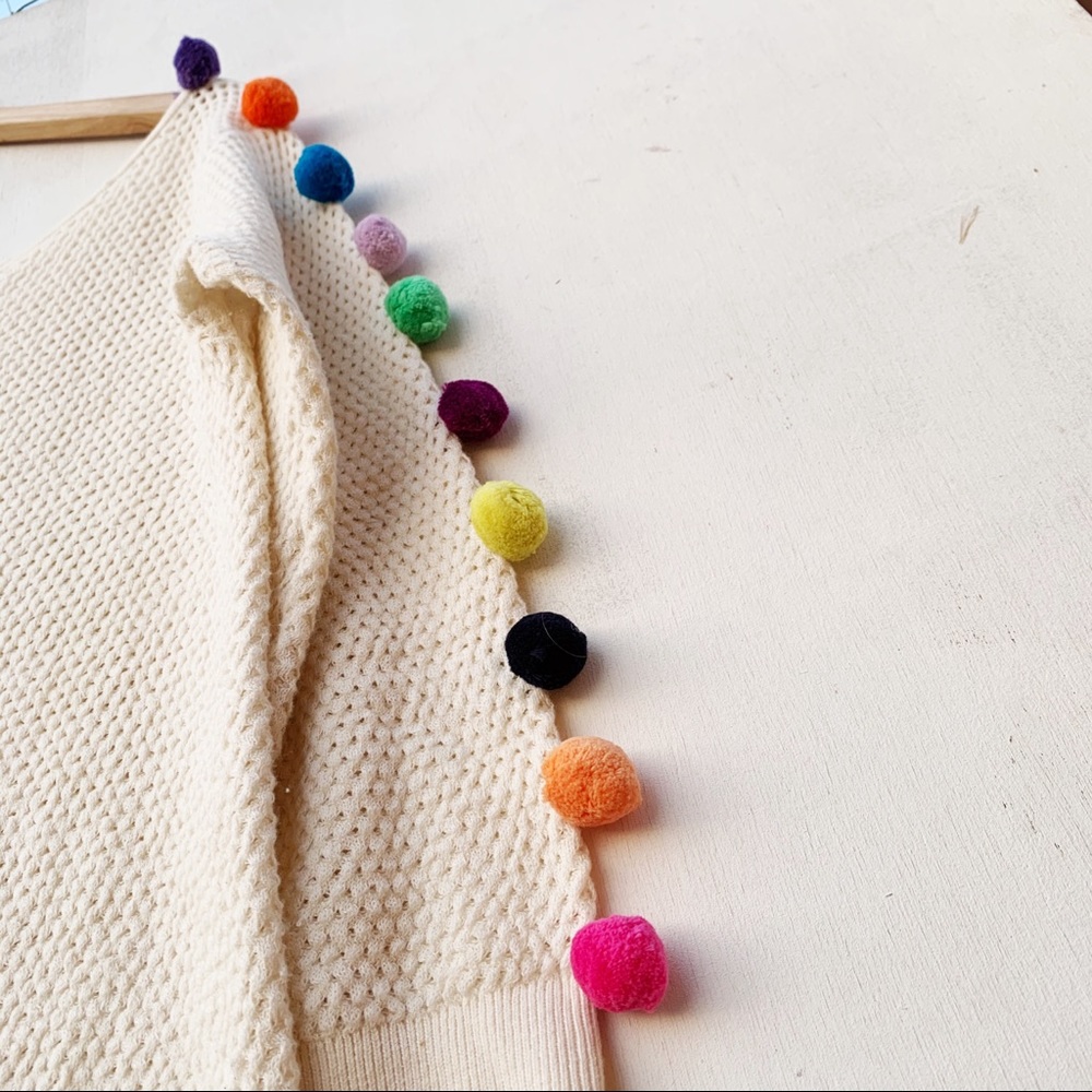 ANTHROPOLOGIE Emilia Pommed Knit Pullover Sweater - Picture 9 of 16